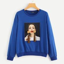 Romwe Pompom And Tassel Detail Sweatshirt