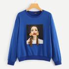 Romwe Pompom And Tassel Detail Sweatshirt