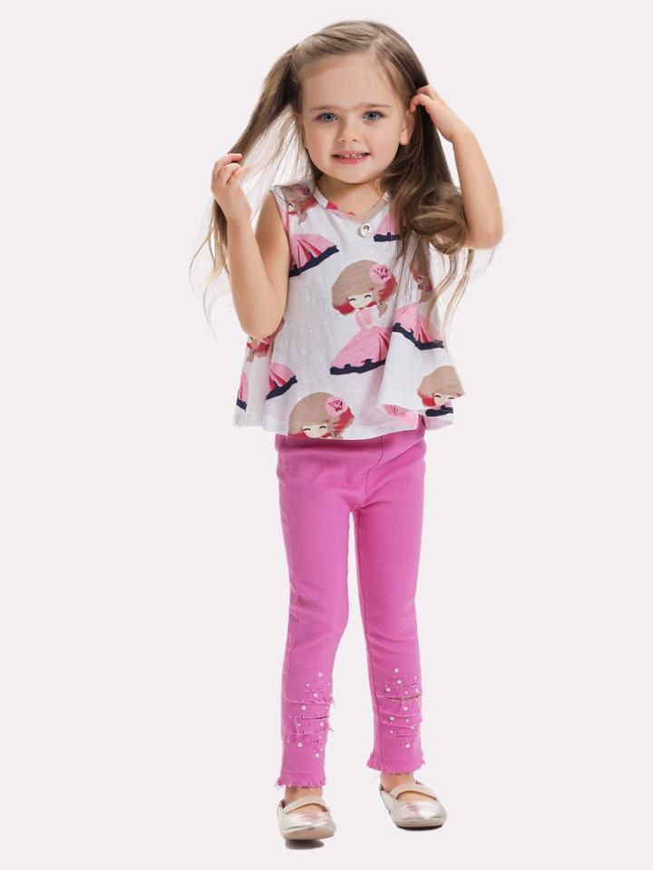 Romwe Figure Print Vest