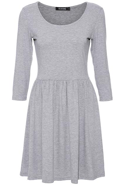 Romwe Gray Chic Dress