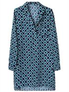 Romwe Multicolor Pocket Print Shift Dress