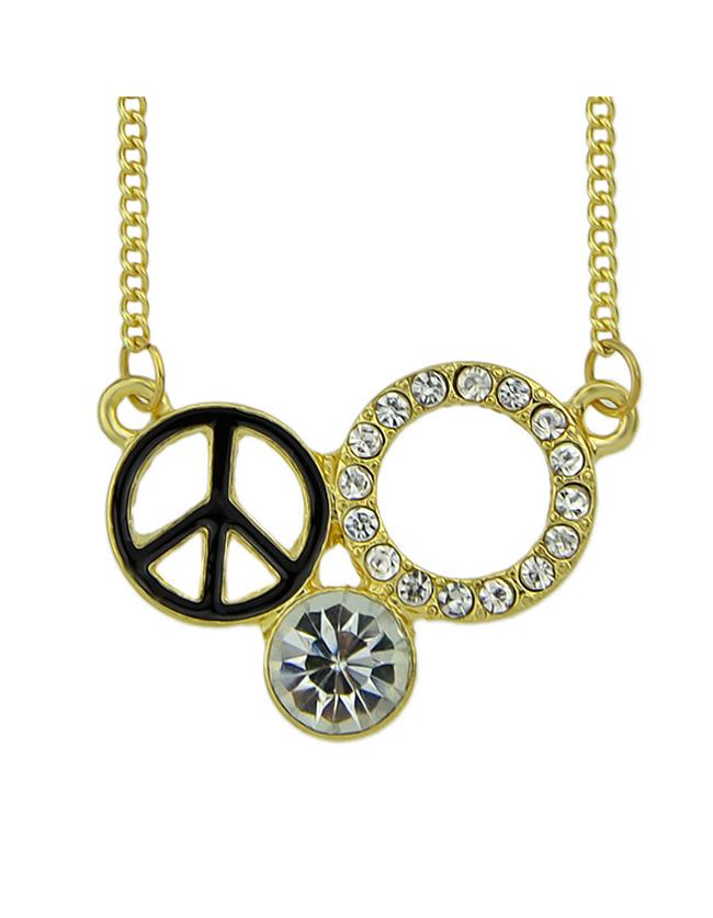 Romwe New Fashion Pretty Women Gold Plated Best Friend Pendant Necklace