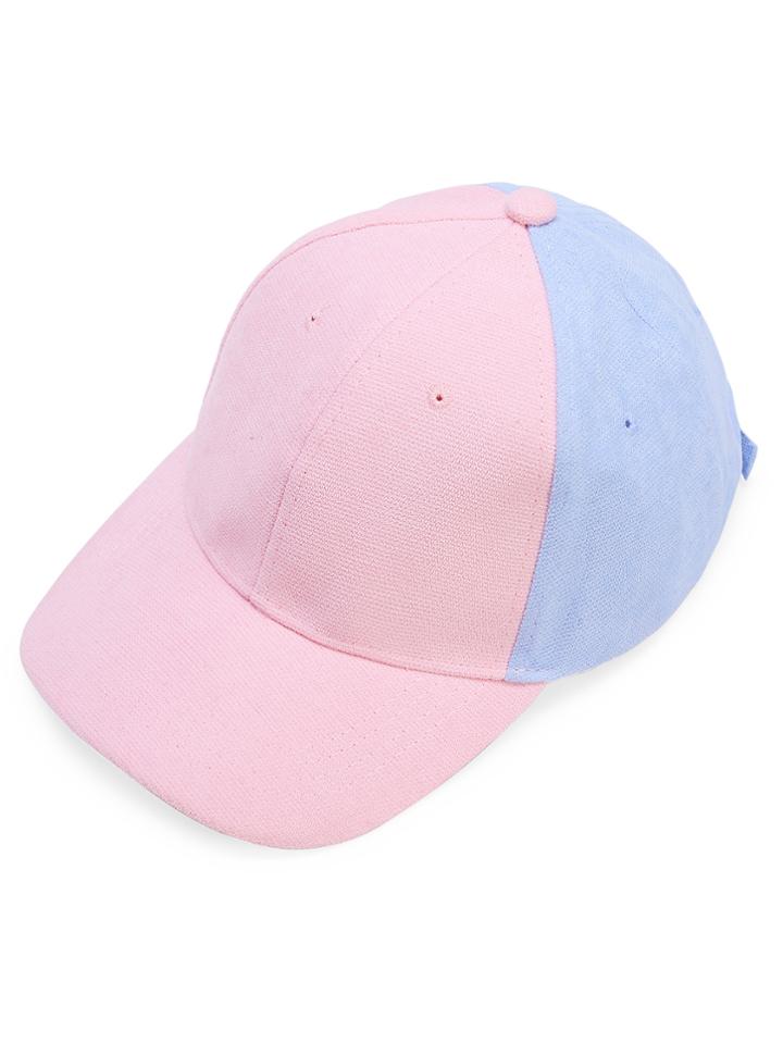 Romwe Color Block Baseball Cap