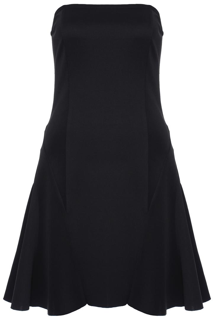 Romwe Romwe Cut-out Back Bandeau Dress