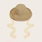 Romwe Plain Bowler Hat With Chin Strap