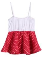 Romwe Colour-block Strap Square Print Ruffle Vest
