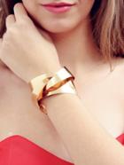 Romwe Golden Anti-radiation Geometrical Bracelet