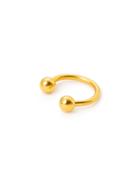 Romwe Plated Smooth Nose Ring