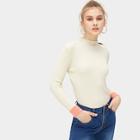 Romwe Figure Detail Ribbed Jumper