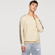 Romwe Guys Drop Shoulder Geo Sweatshirt