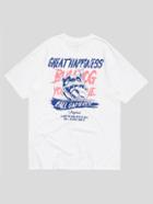 Romwe Dog And Letter Print Tee