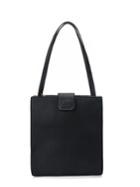 Romwe Minimalist Pu Tote Bag