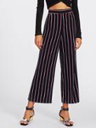 Romwe Wide Leg Stripe Pants
