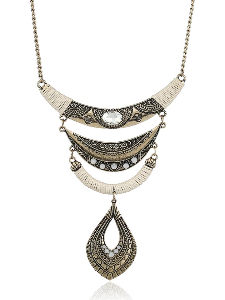 Romwe Wrap Boho Statement Necklace