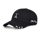Romwe Embroidered Tower Baseball Cap