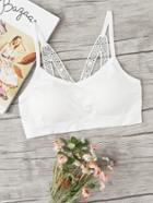 Romwe Lace Strap Cami Top