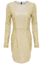 Romwe Romwe Sparkle Sequin Bodycon Dress