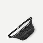 Romwe Ruched Detail Zipper Bum Bag