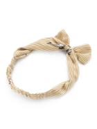 Romwe Pinstripe Bow Tie Headband