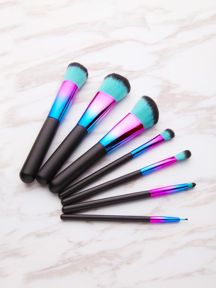 Romwe Ombre Makeup Brush Set 7pcs