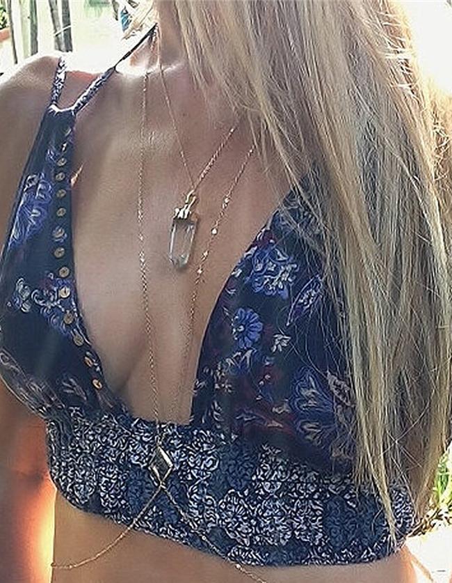 Romwe White Sexy Beach Design Body Chain Jewelry