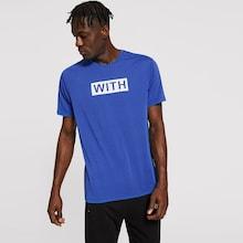 Romwe Guys Letter Print Round Neck Tee
