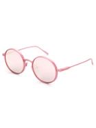 Romwe Mirror Lens Round Sunglasses