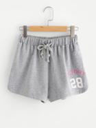 Romwe Heather Knit Sweat Shorts