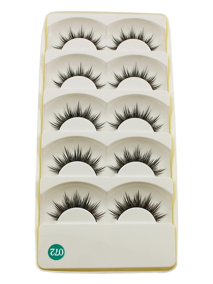 Romwe Long False Eyelashes Set 5 Pair