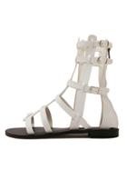 Romwe Caged Buckle Straps Gladiator Sandals