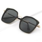 Romwe Men Double Frame Sunglasses