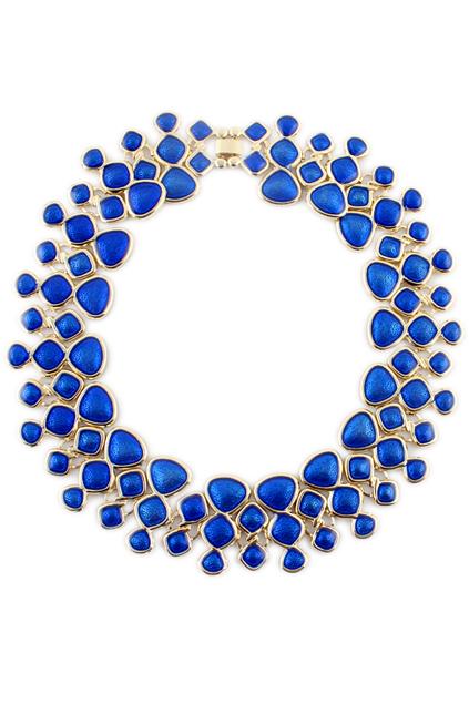 Romwe Romwe Cut-out Oil Drop Pendant Necklace