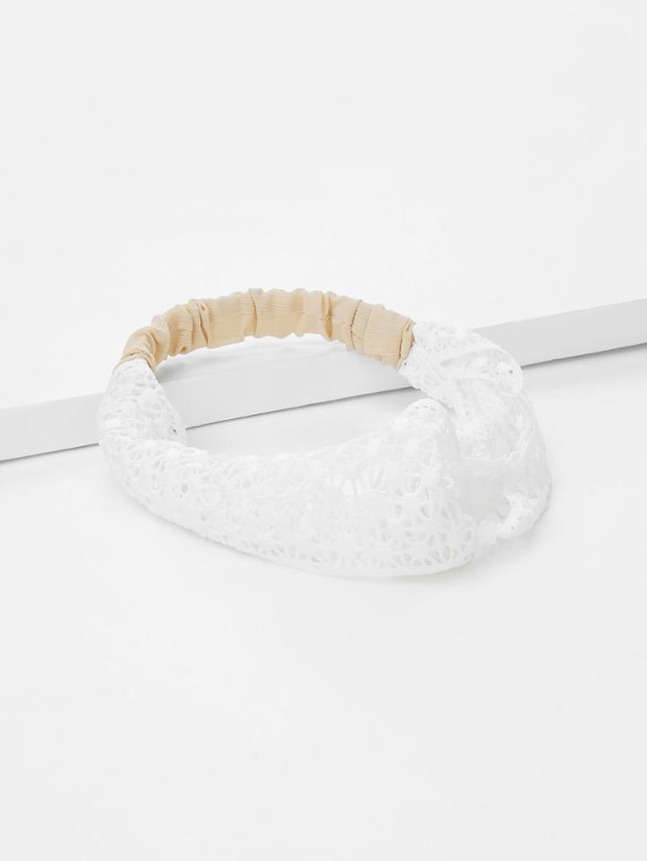 Romwe Crochet Lace Headband