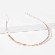 Romwe Faux Pearl Engraved Headband