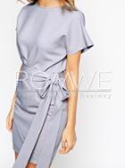 Romwe Grey Short Sleeve Bodycon Dress