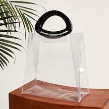 Romwe Transparent Tote Bag