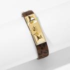 Romwe Leopard Pattern Fluffy Bracelet 1pc