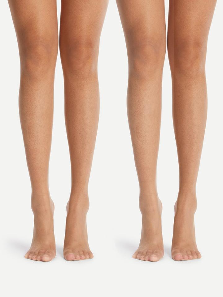 Romwe Sheer Mesh Tights 2 Pairs