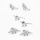 Romwe Dinosaur Design Stud Earrings Set 3pairs