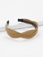 Romwe Woven Design Wide Headband