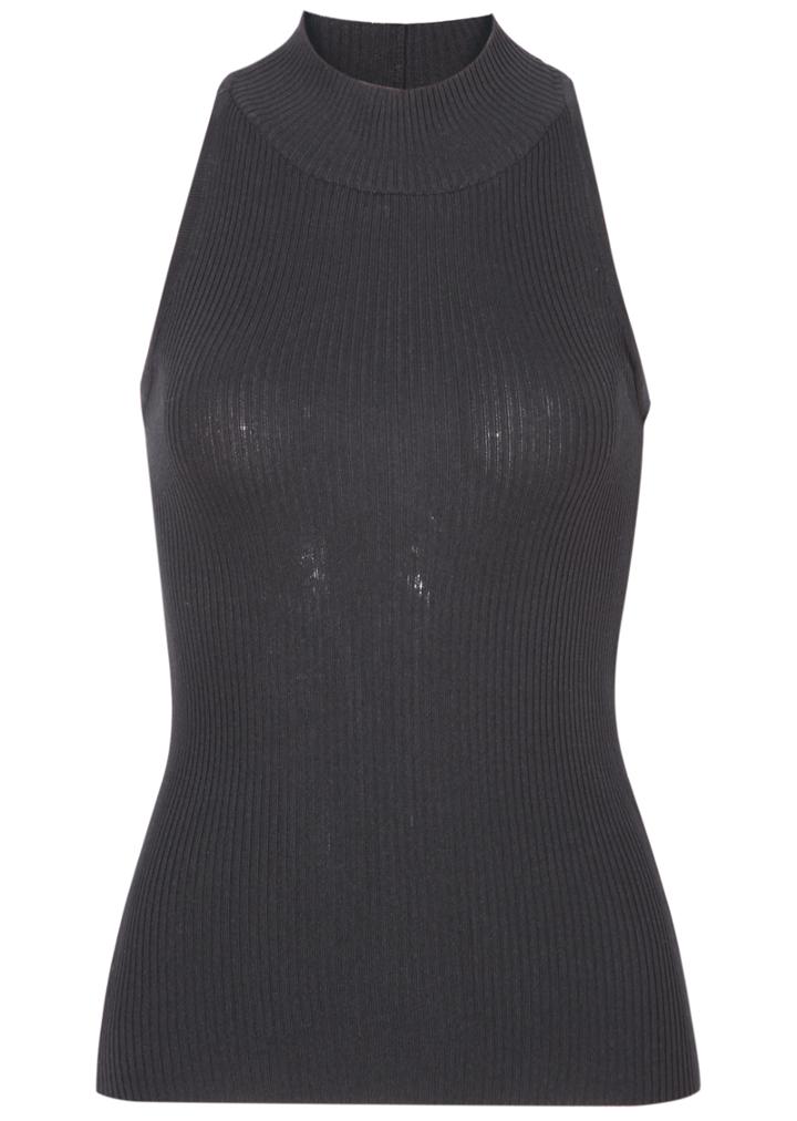 Romwe Round Neck Slim Vest