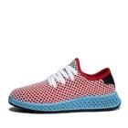Romwe Men Contrast Sole Lace Up Mesh Sneakers
