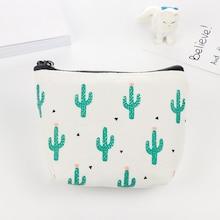 Romwe Cacti Print Coin Purse