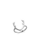 Romwe Silver Plated Antler Design Ring