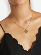 Romwe Hollow Round Chain Necklace