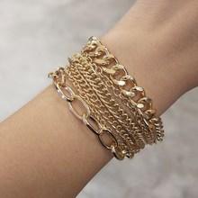 Romwe Layered Chain Design Bracelet