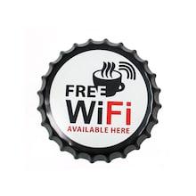 Romwe Slogan Print Beer Cap Wall Decor 1pc