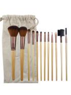 Romwe Slender Cosmetic Brush With Bag