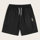 Romwe Guys Drawstring Waist Pineapple Shorts