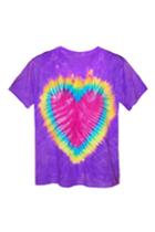 Romwe Colorful Heart Bandhnu Loose T-shirt